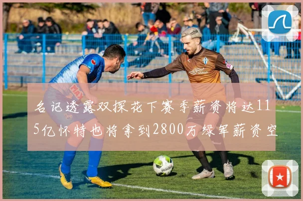 名记透露双探花下赛季薪资将达115亿怀特也将拿到2800万绿军薪资空间依旧紧张